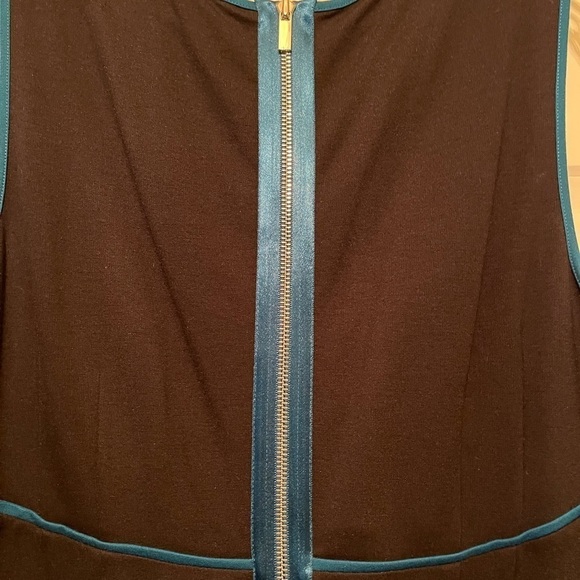 Professional Ann Taylor Sheath Dress Color Blocking Size 10 - Picture 7 of 7